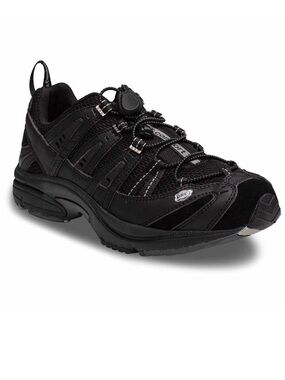 Dr. Comfort Men's Black Athletic Lightweight Cross-Trainer Size 8XW
